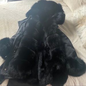 Black Fox Parka